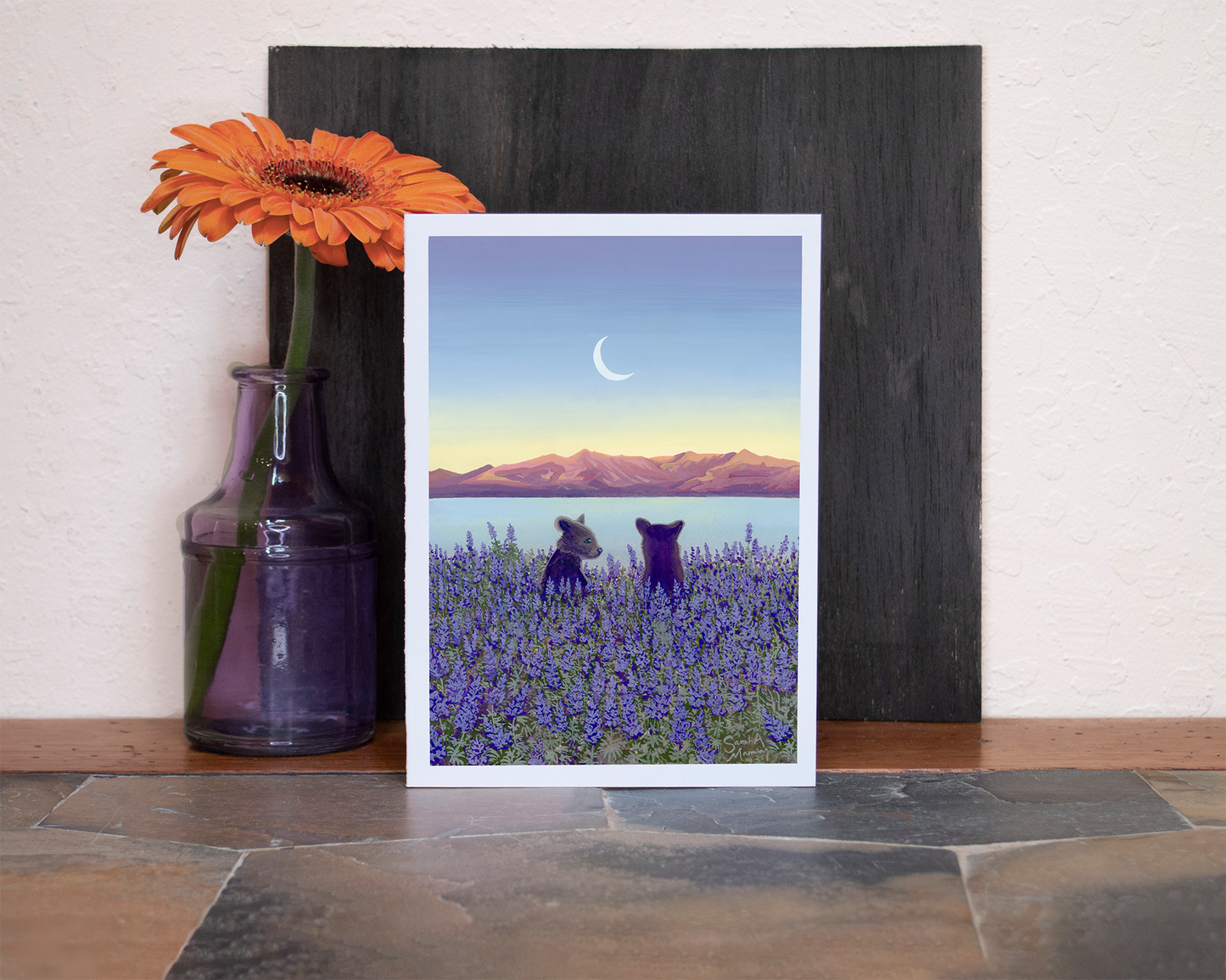 Bears & Blooms Greeting Card