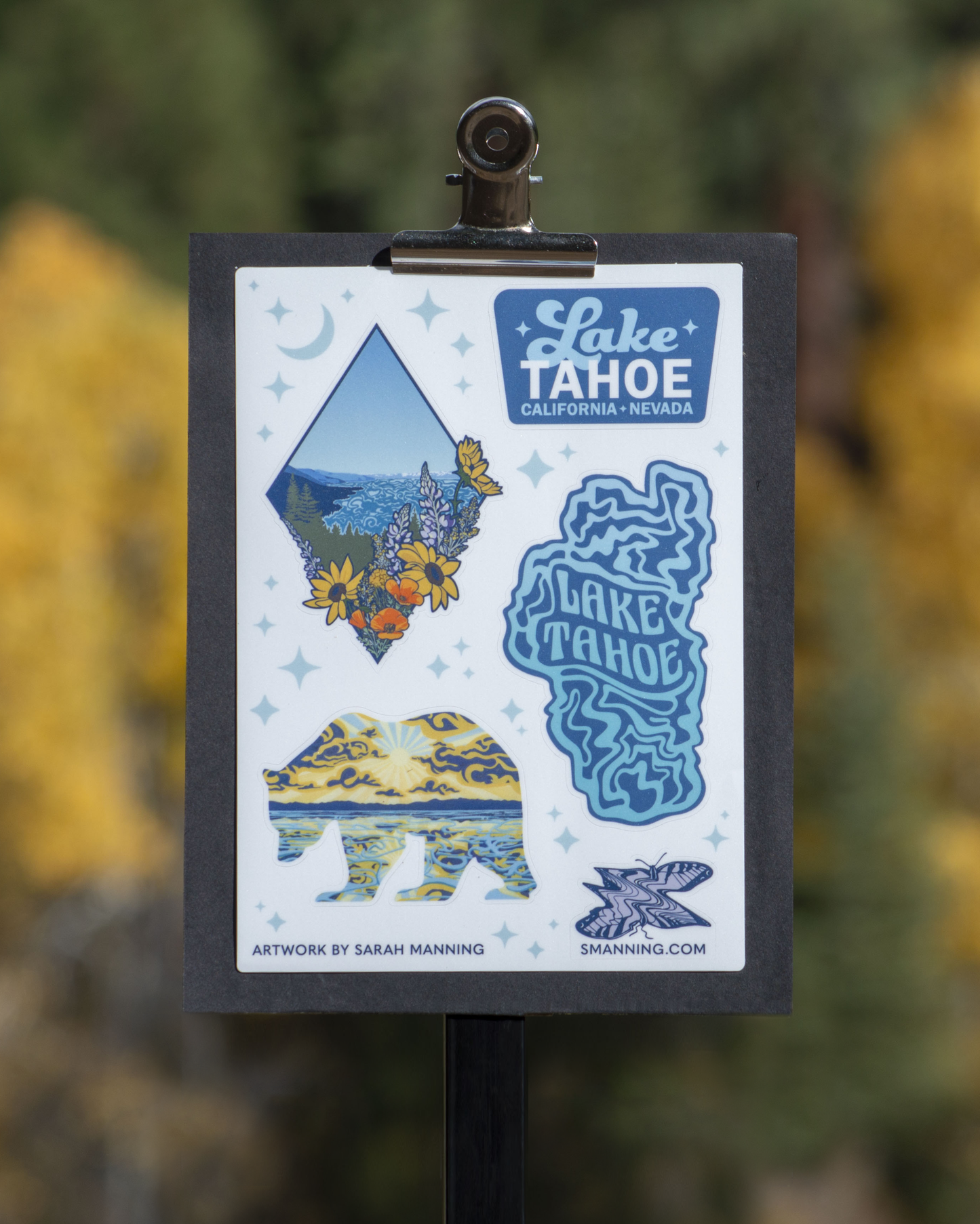 Lake Tahoe Sticker Sheet