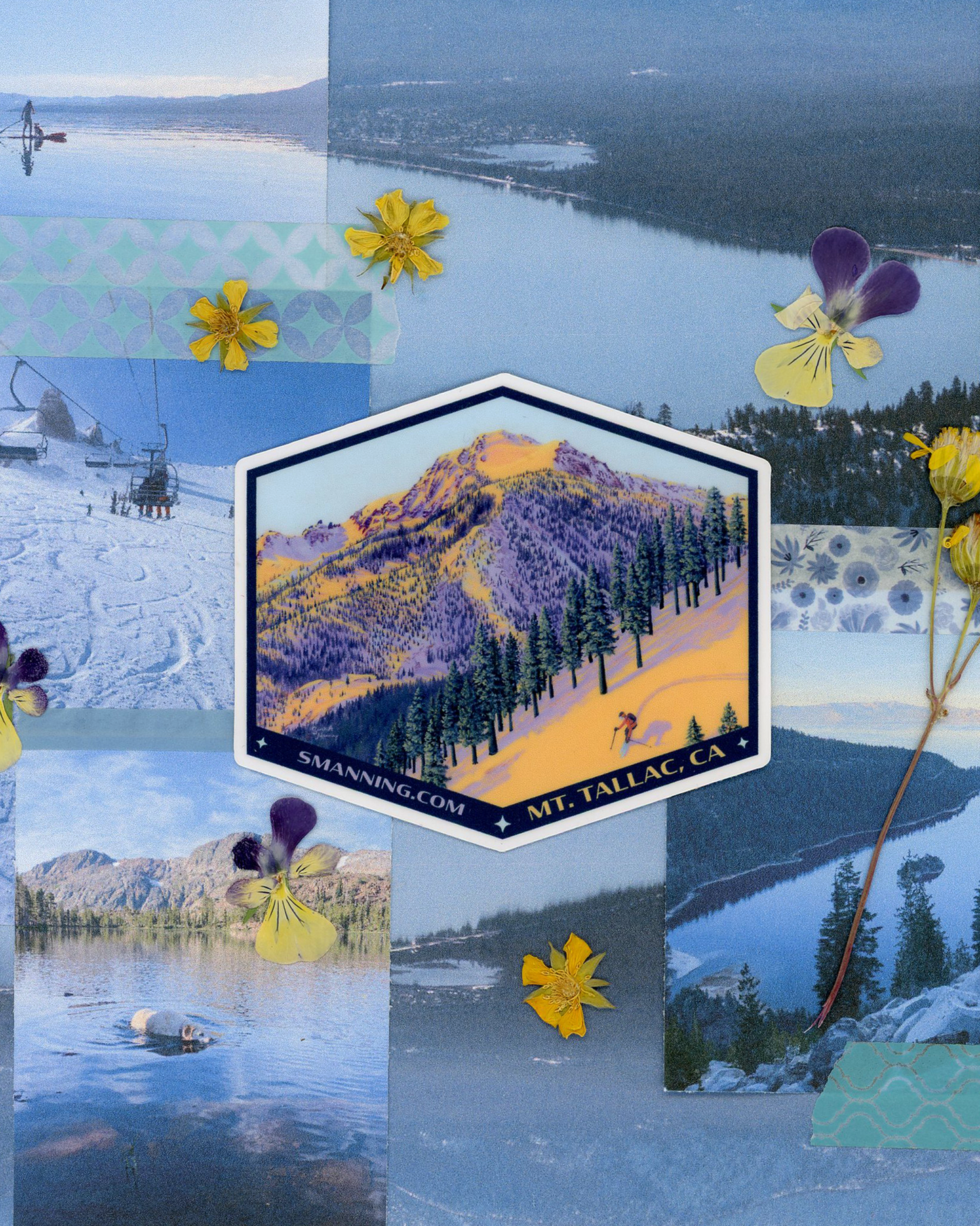 Vinyl Sticker - Mt. Tallac
