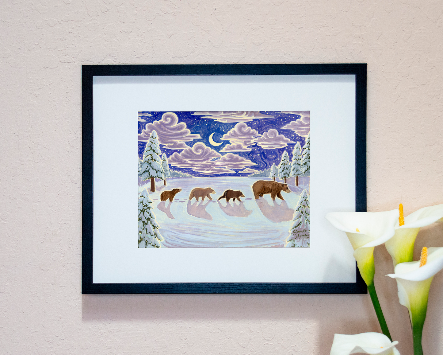 Winter Moonlight Fine Art Print