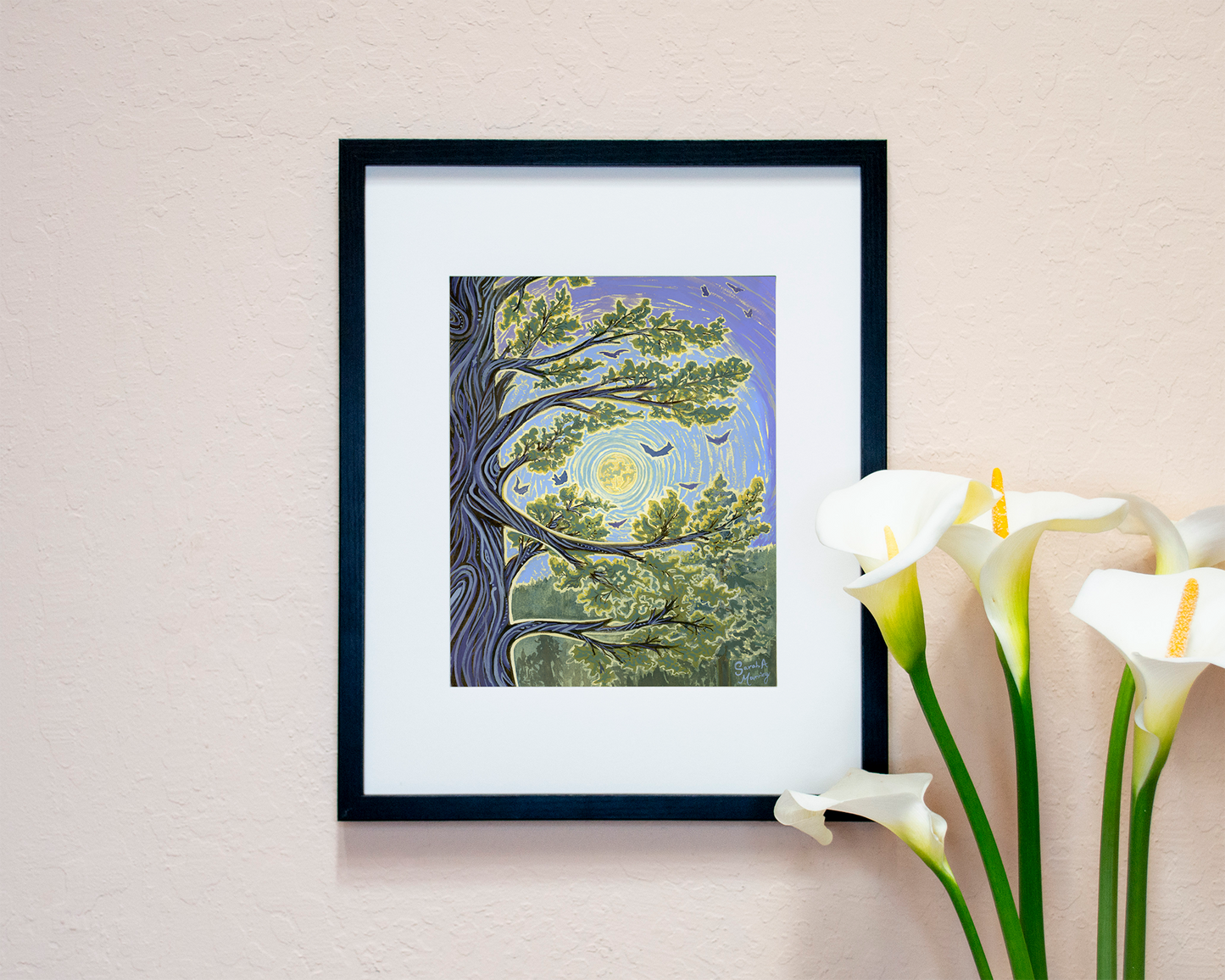 Bats and Brambles Fine Art Print