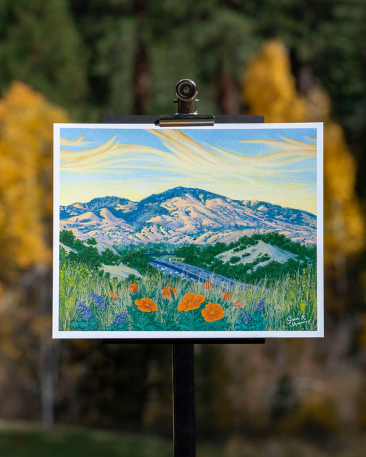 Mt. Diablo Fine Art Print