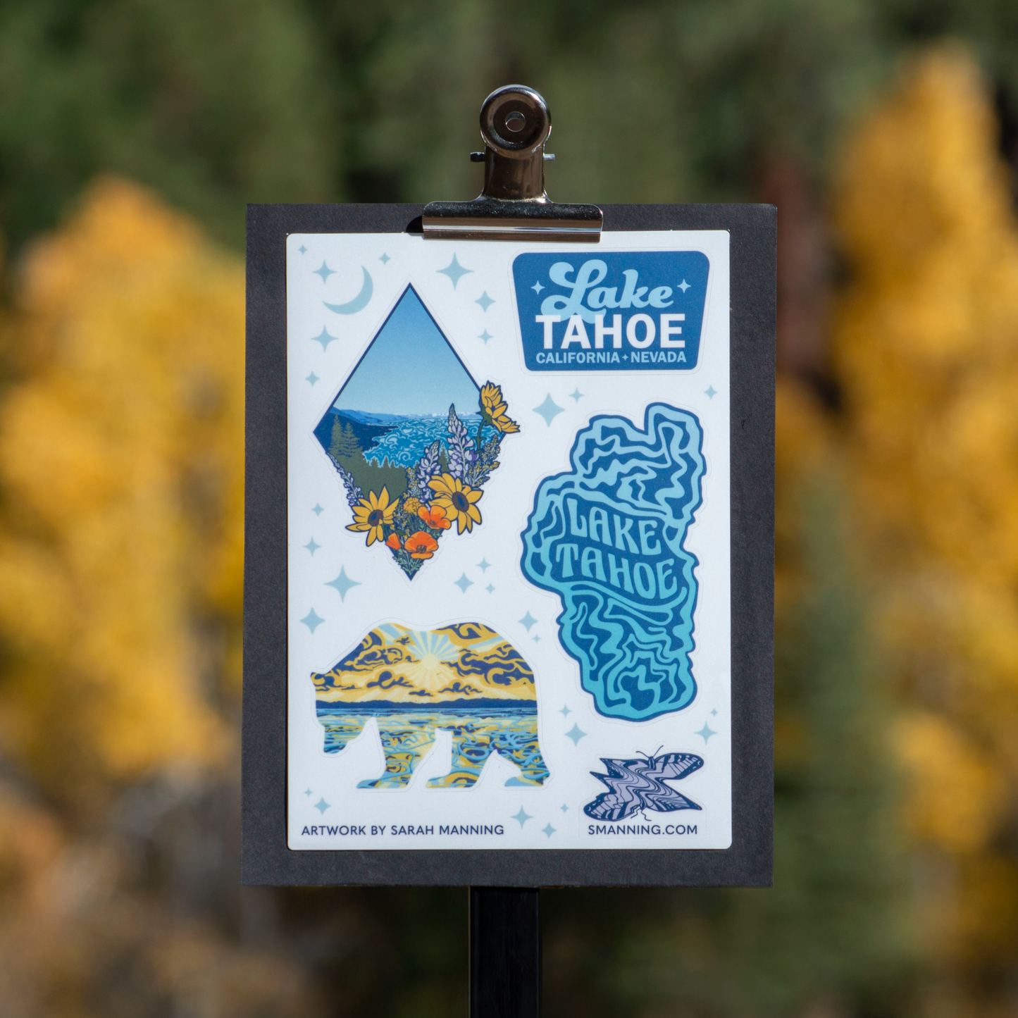 Lake Tahoe Sticker Sheet