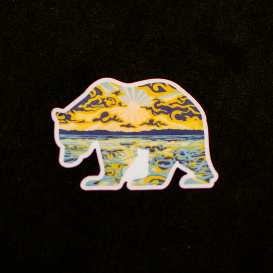 Vinyl Sticker - Tahoe Vista Bear