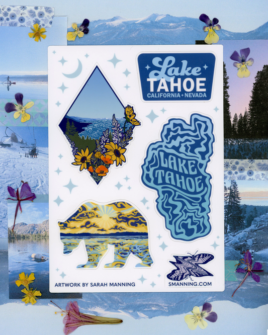 Lake Tahoe Sticker Sheet