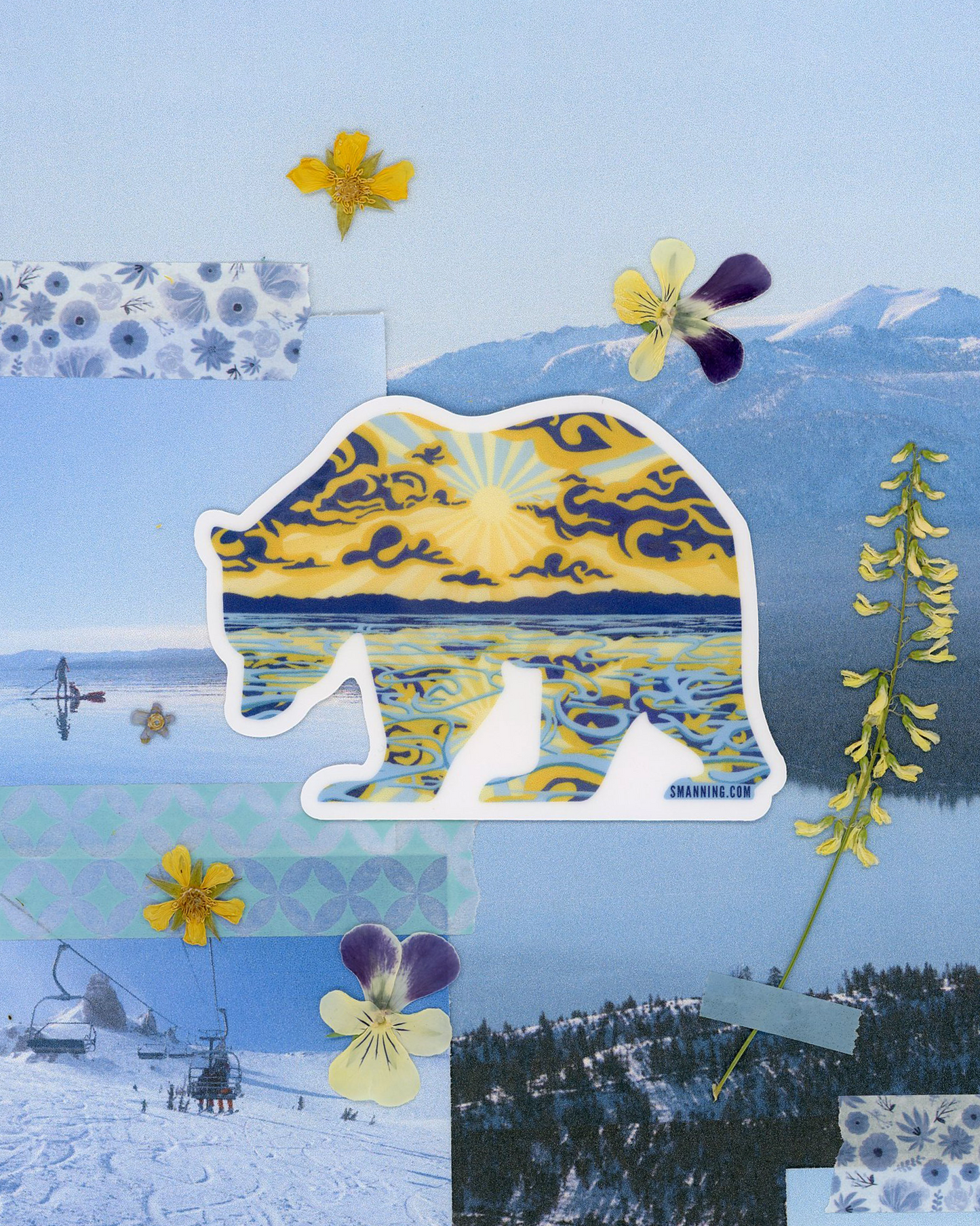 Vinyl Sticker - Tahoe Vista Bear